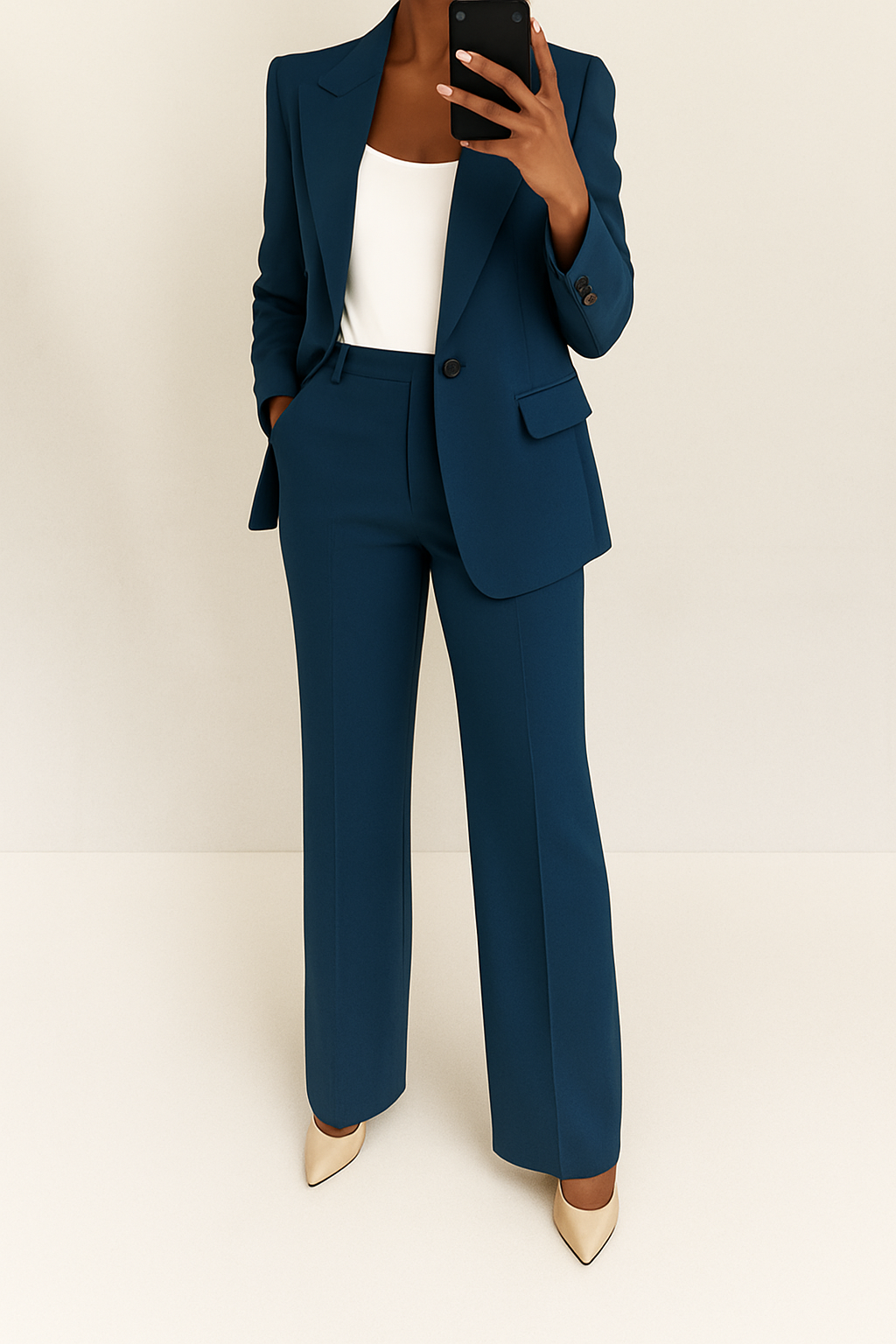 Tailored smart two-piece suit for women | Julie -7