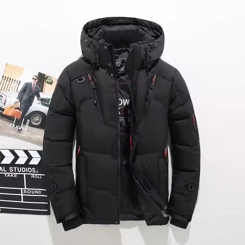 Warm waterproof insulated winter parka for men -2