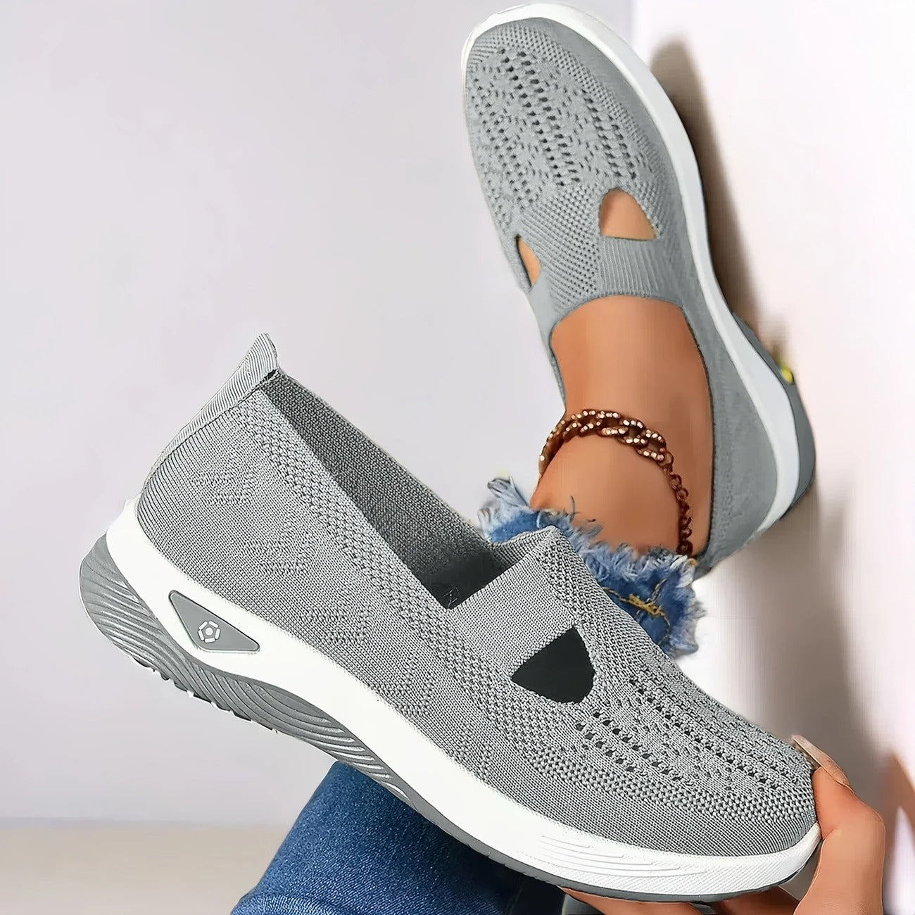 Breathable non-slip orthopedic comfort shoes for women -3