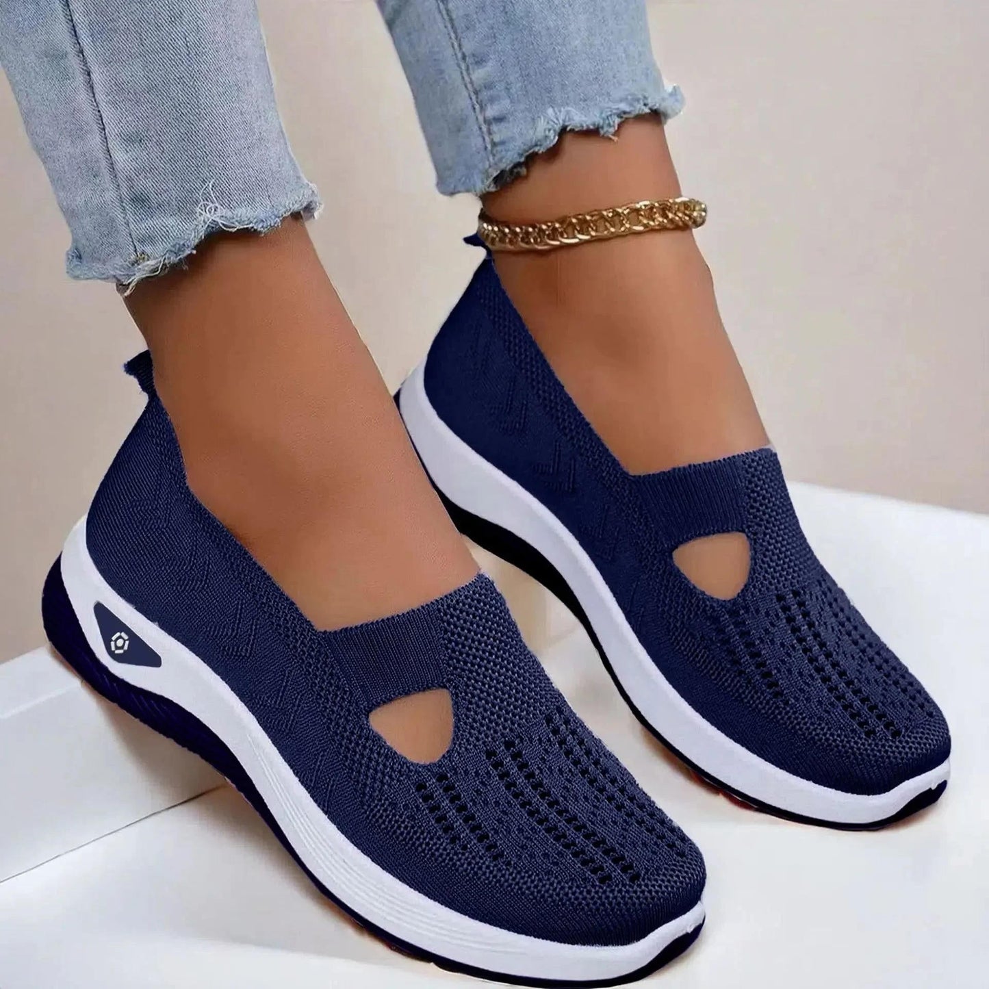 Breathable non-slip orthopedic comfort shoes for women -4