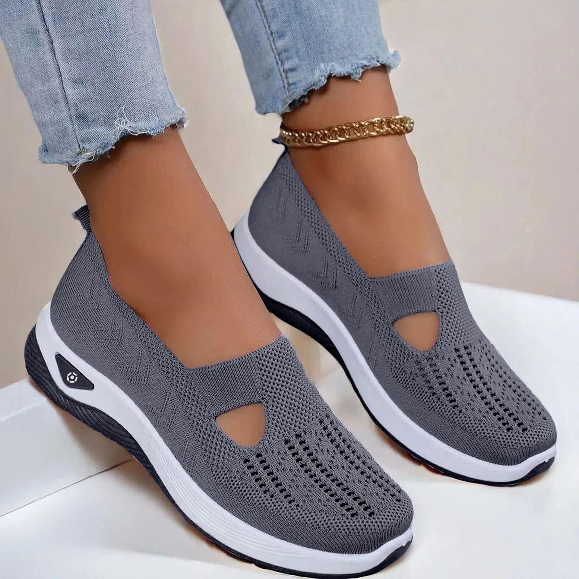 Breathable non-slip orthopedic comfort shoes for women -8