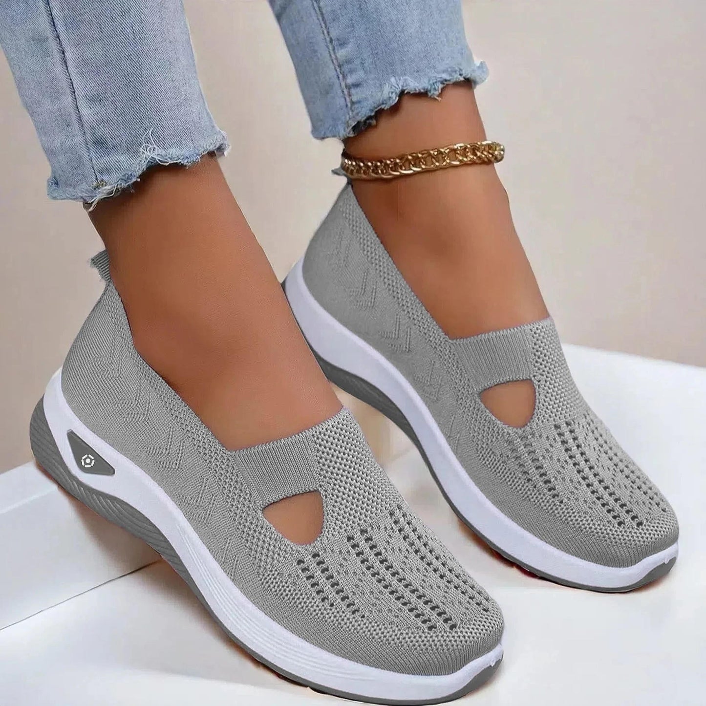 Breathable non-slip orthopedic comfort shoes for women -2