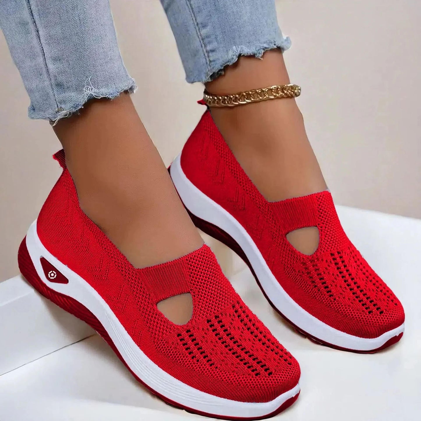 Breathable non-slip orthopedic comfort shoes for women -5