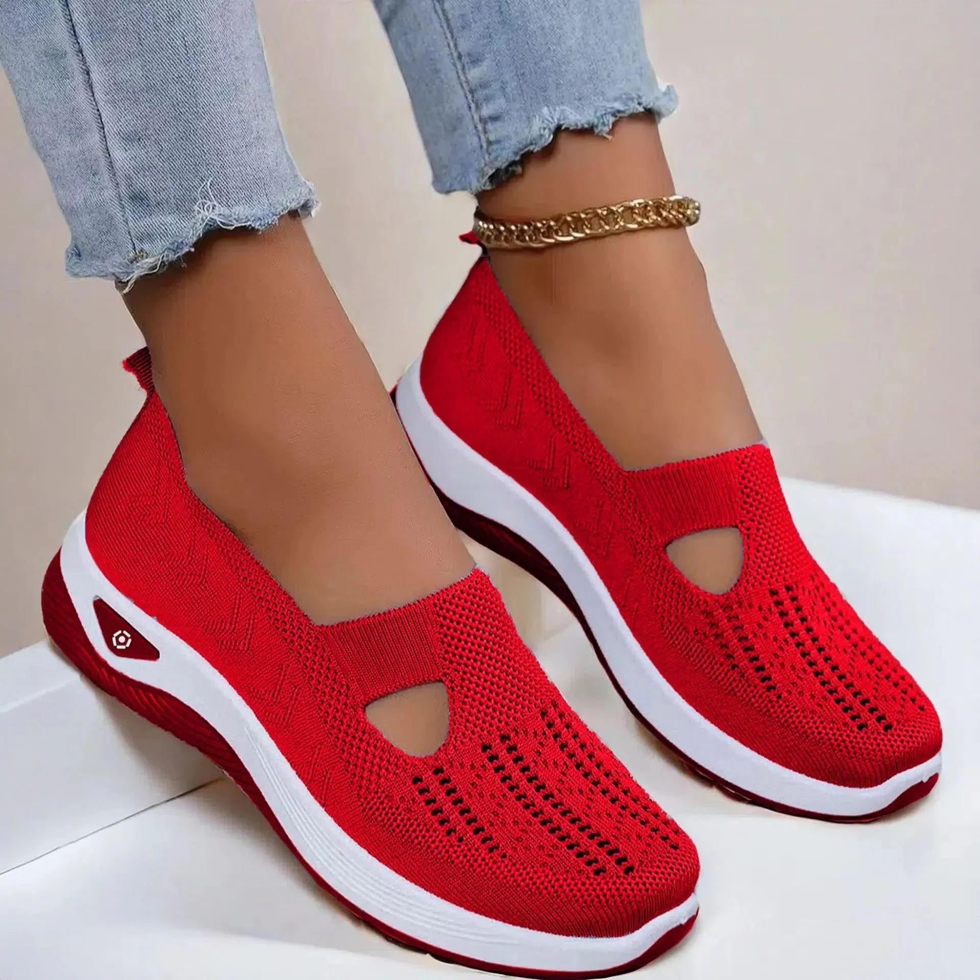 Breathable non-slip orthopedic comfort shoes for women -5