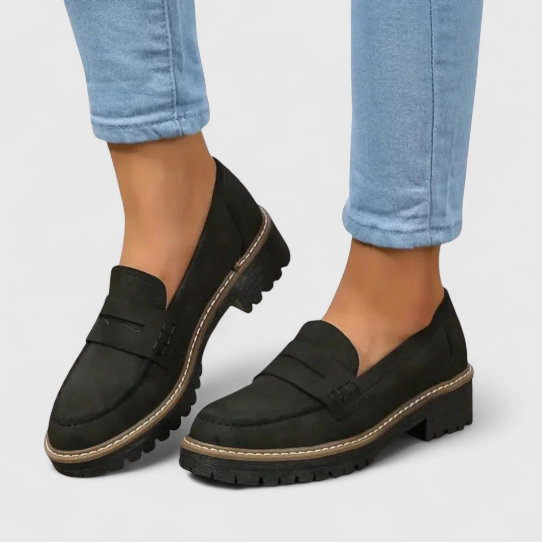 Classic orthopaedic everyday loafers for women | Savrani -1