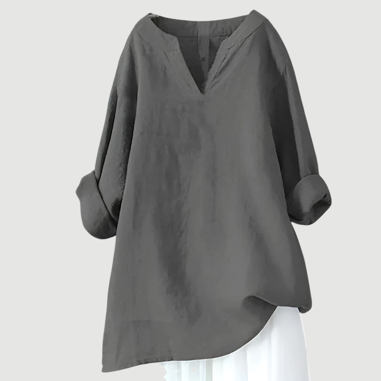 Everyday relaxed longline tunic top for women | Elise -5