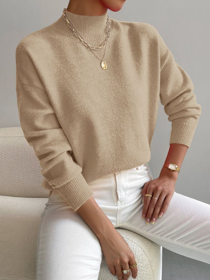 Soft cosy cashmere-blend jumper for women | Monaco -7