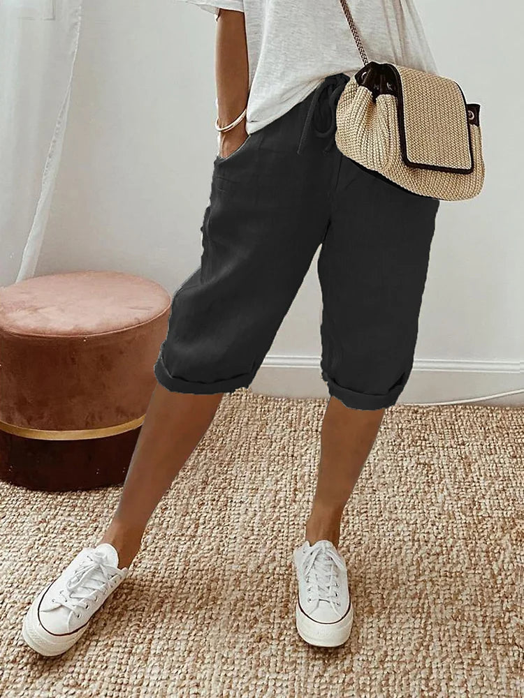 Wide Comfortable everyday shorts for women | Narella