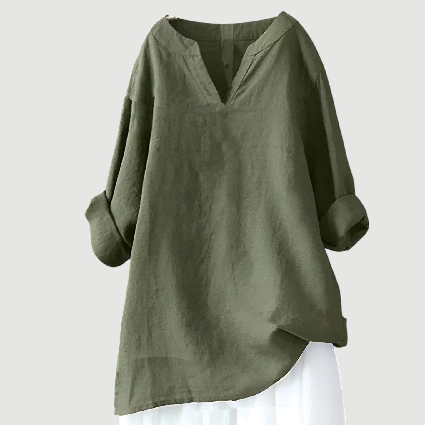 Everyday relaxed longline tunic top for women | Elise -2