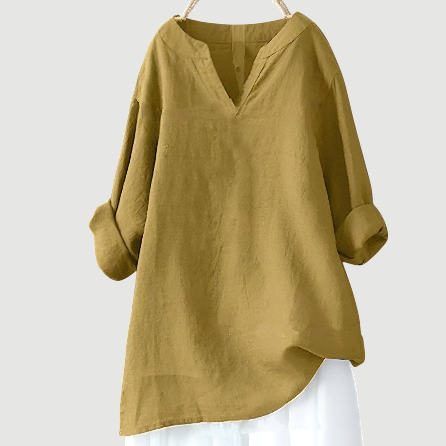Everyday relaxed longline tunic top for women | Elise -4