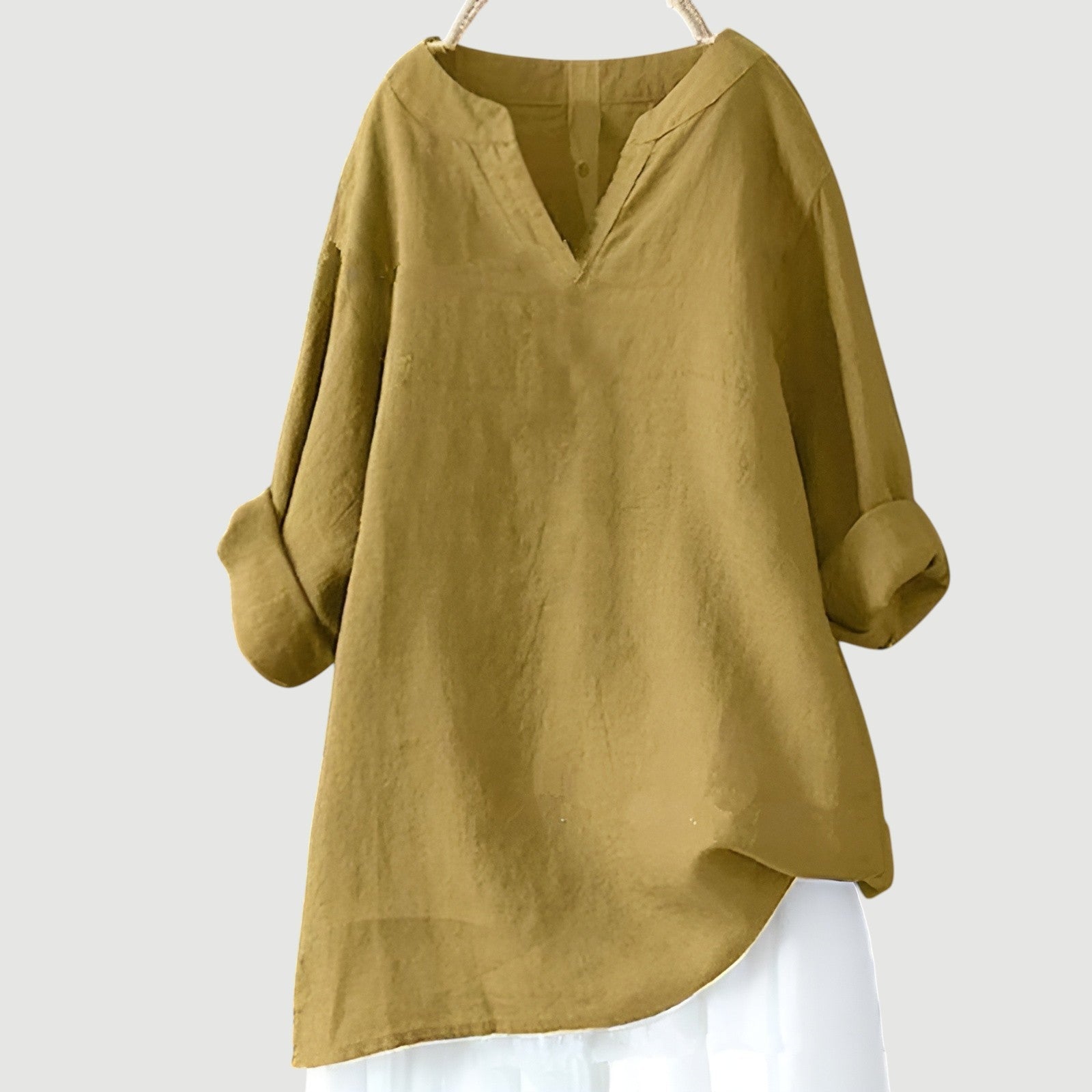 Everyday relaxed longline tunic top for women | Elise -4