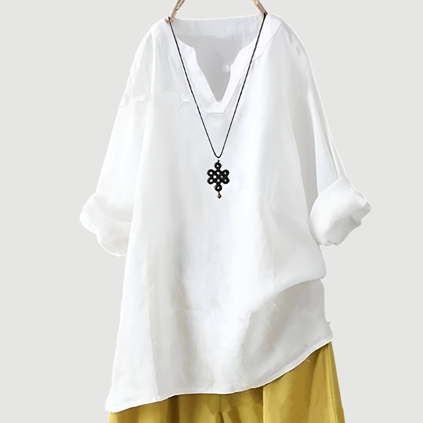 Everyday relaxed longline tunic top for women | Elise -6