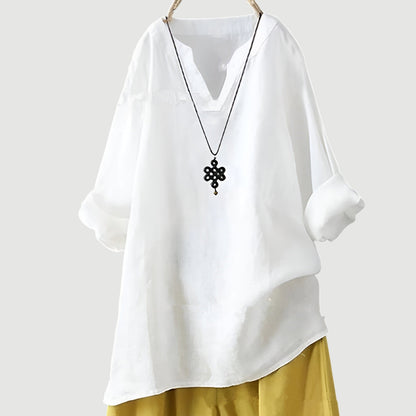 Everyday relaxed longline tunic top for women | Elise -6