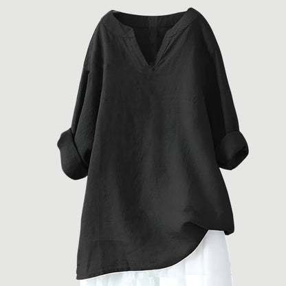 Everyday relaxed longline tunic top for women | Elise -7