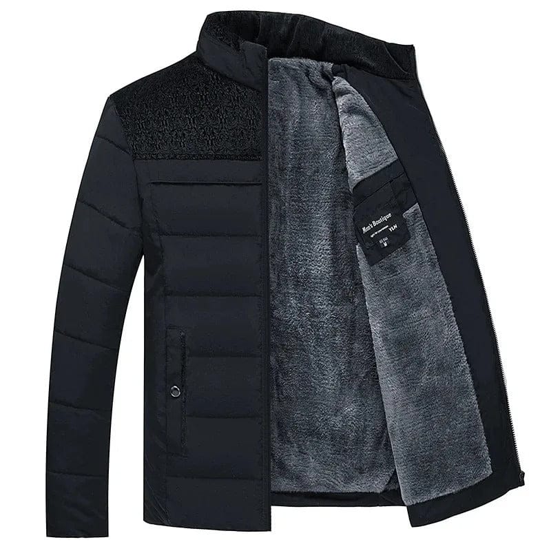 Insulated stand-collar tech jacket for men | Oscar -4