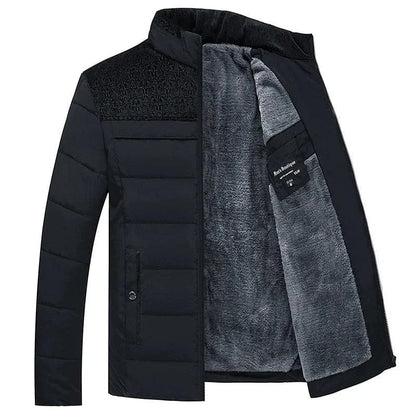 Insulated stand-collar tech jacket for men | Oscar -4