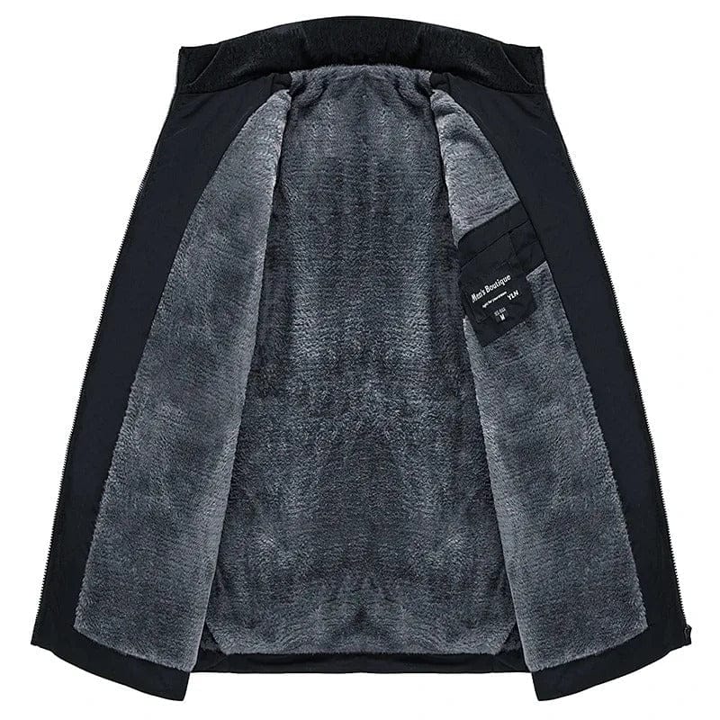 Insulated stand-collar tech jacket for men | Oscar -5