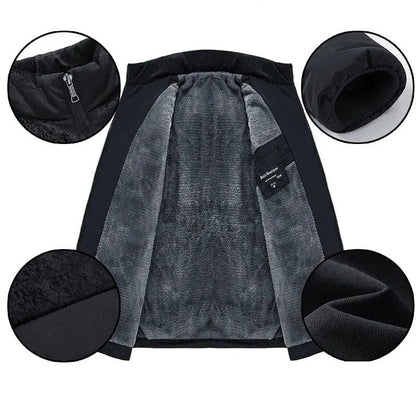 Insulated stand-collar tech jacket for men | Oscar -3