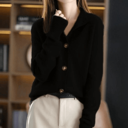 Soft elegant open-front cardigan for women | Darla -8