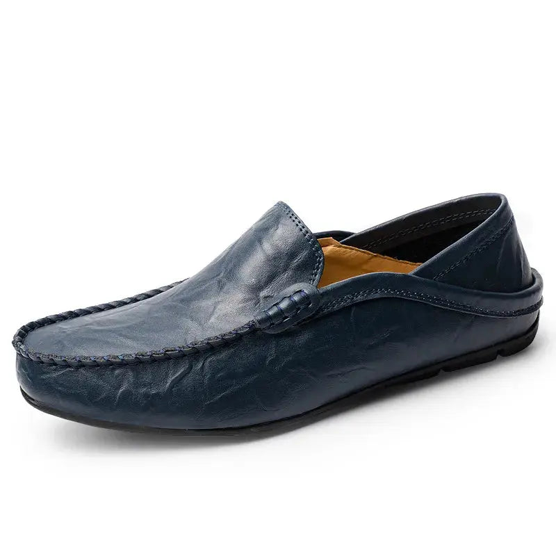 Tuscan artisan leather moccasin loafers for men | Matteo Bellucci -10
