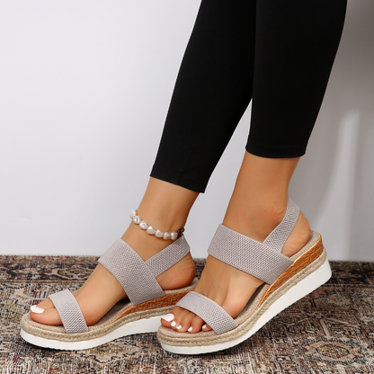 Comfortable orthopedic everyday strap sandals for women | Aria -9