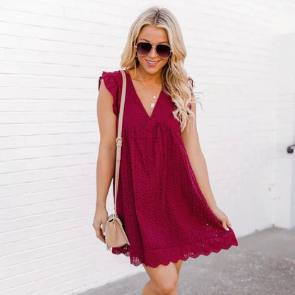Draped Two-in-one casual dress for women | Aurelia