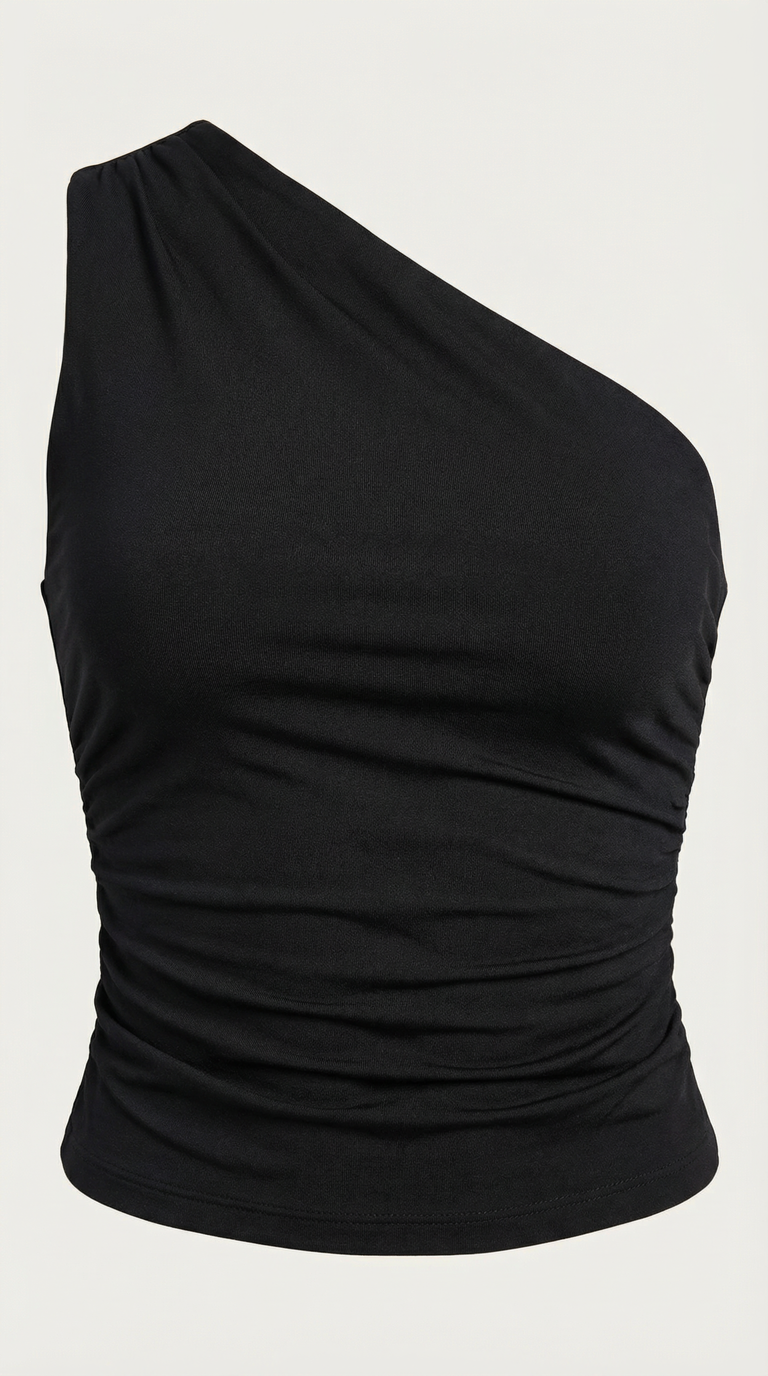 Sleeveless one-shoulder knit top for women | Briony -14