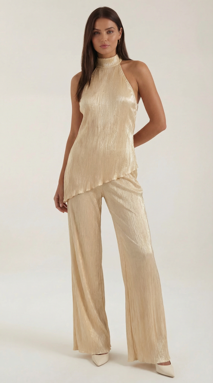 Elegant top and pants co-ord set for women | Gina -1