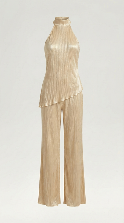 Elegant top and pants co-ord set for women | Gina -5