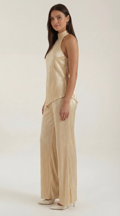 Elegant top and pants co-ord set for women | Gina -2