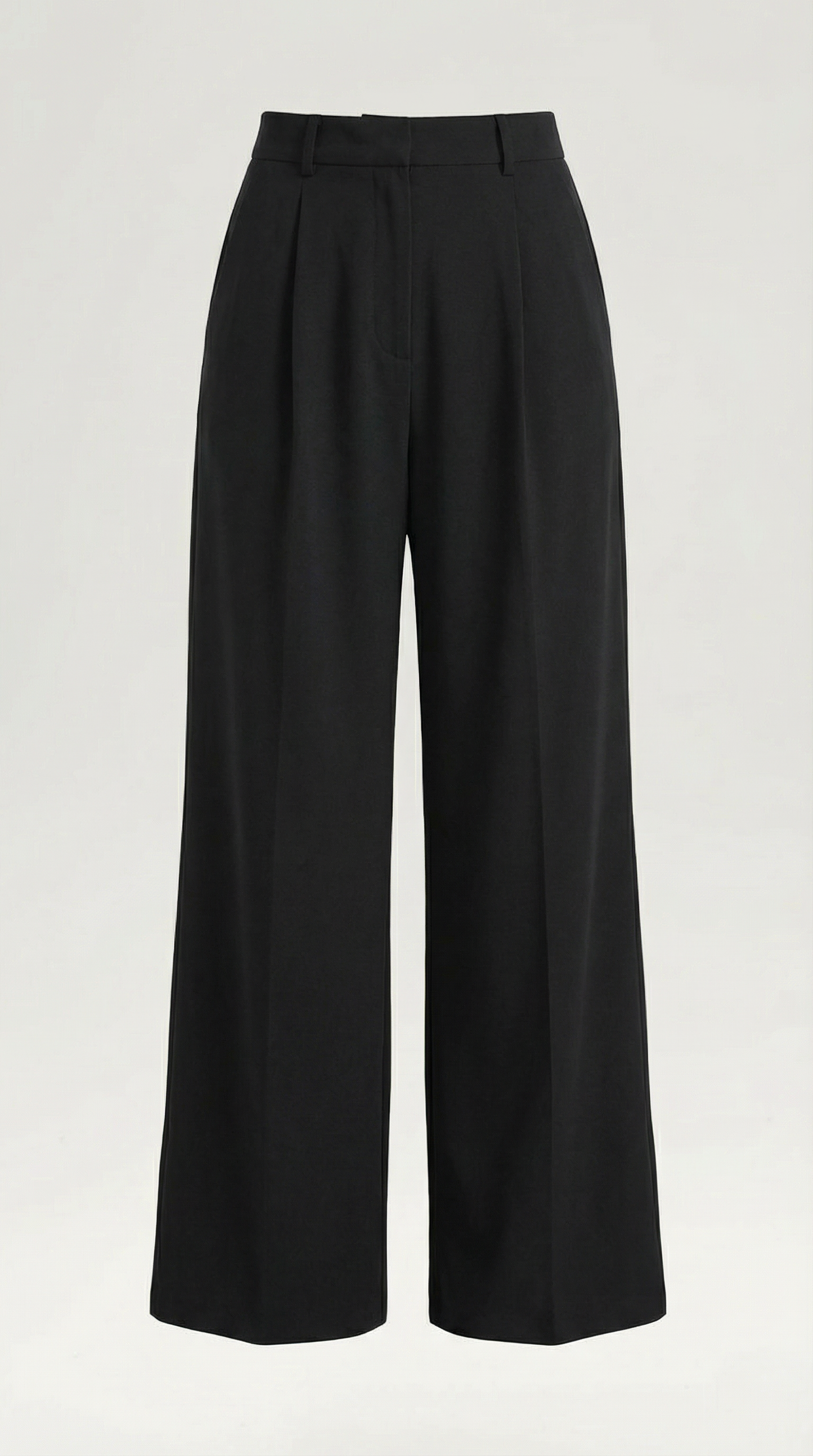 Wide-leg relaxed everyday trousers for women | Hazel -5