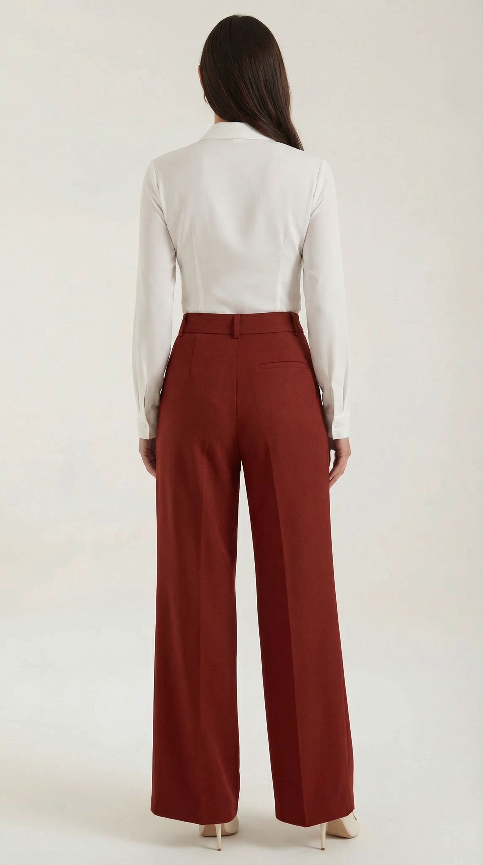 Wide-leg relaxed everyday trousers for women | Hazel -14