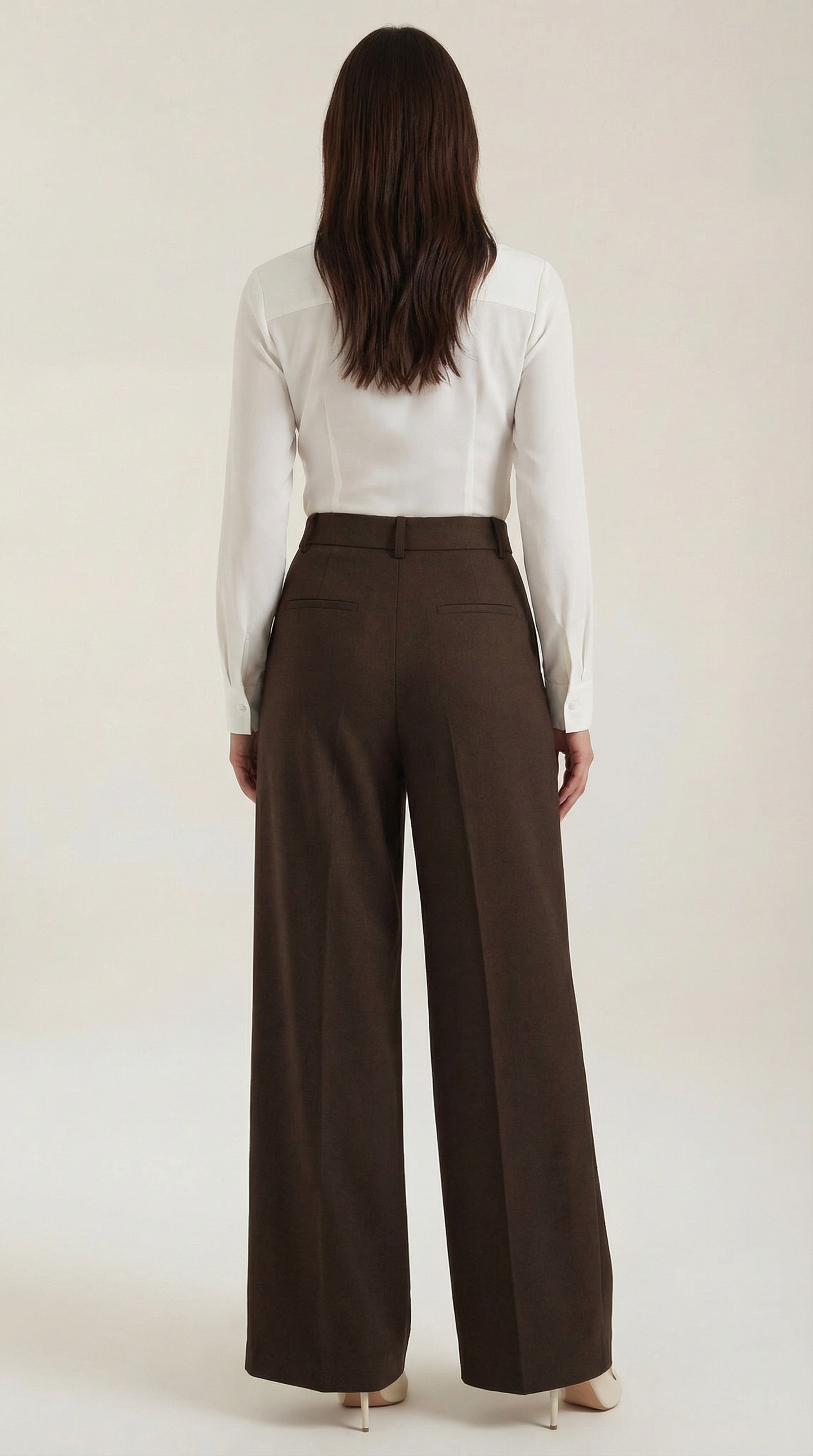Wide-leg relaxed everyday trousers for women | Hazel -11