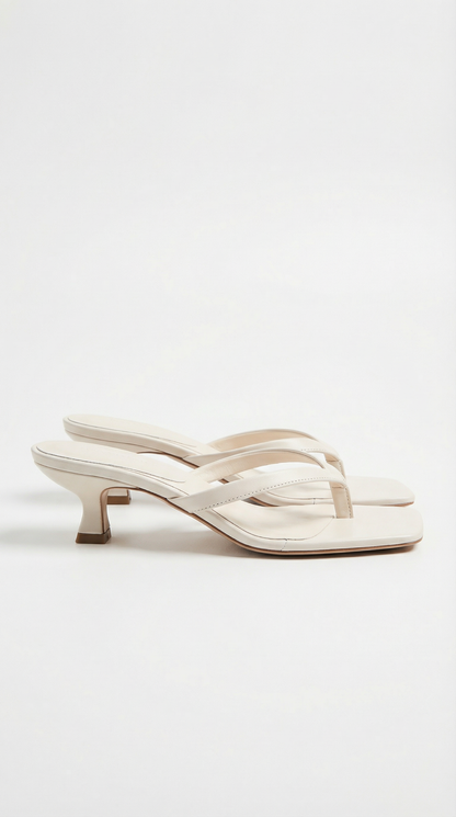 Elegant thong kitten heel sandals for women | Jessica -10