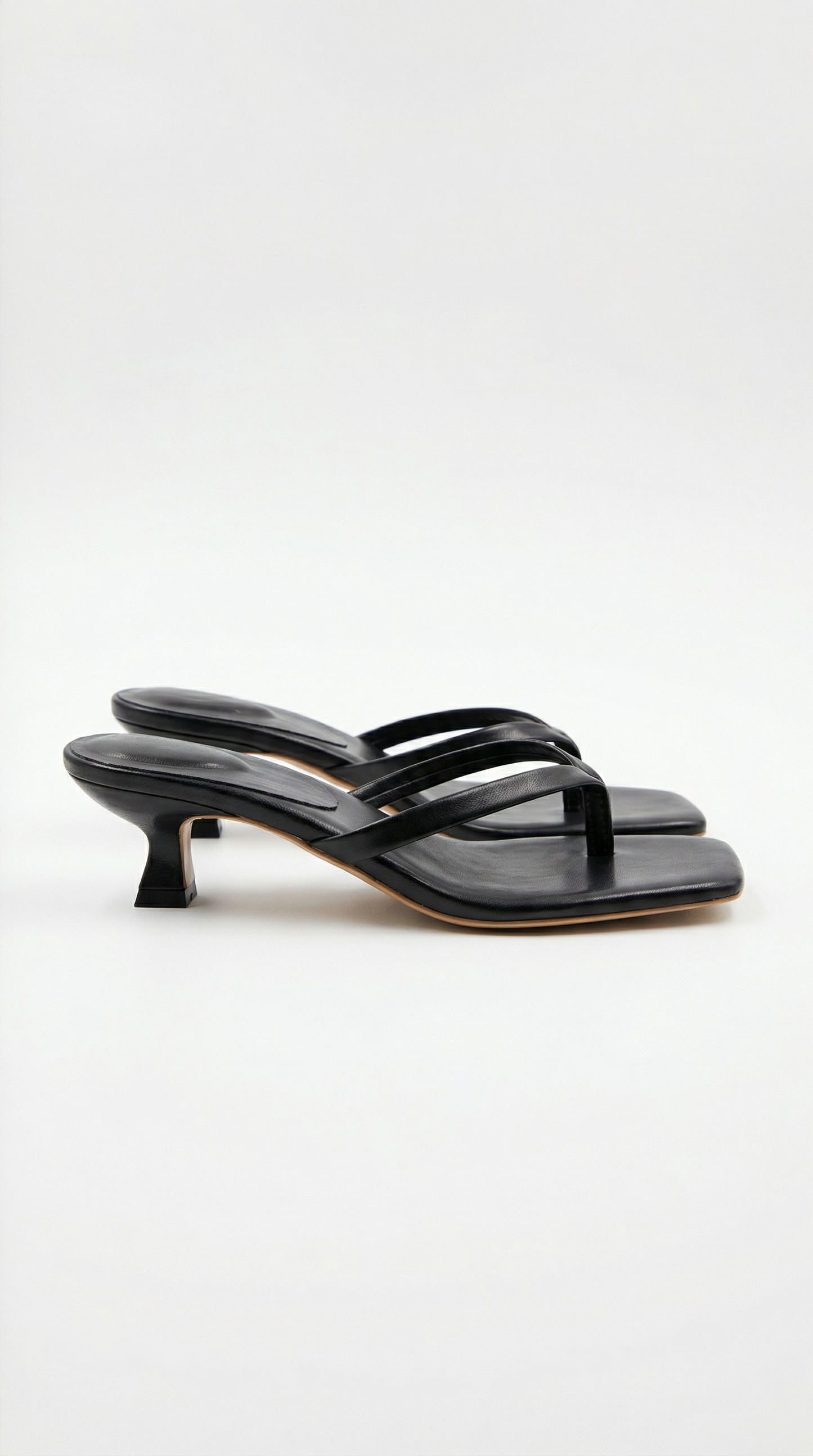 Elegant thong kitten heel sandals for women | Jessica -1