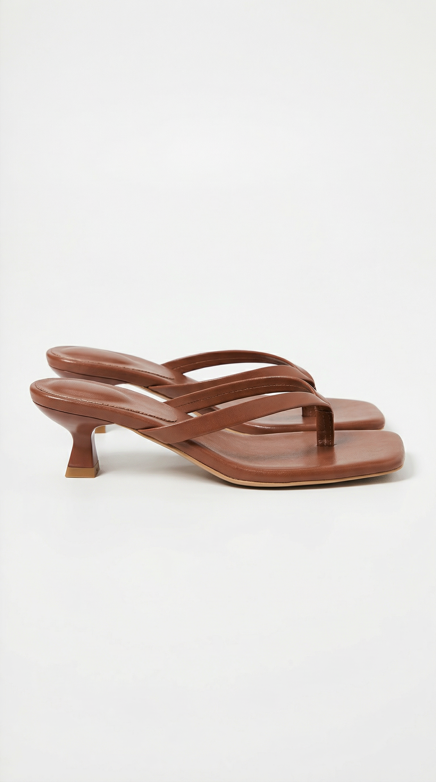 Elegant thong kitten heel sandals for women | Jessica -16