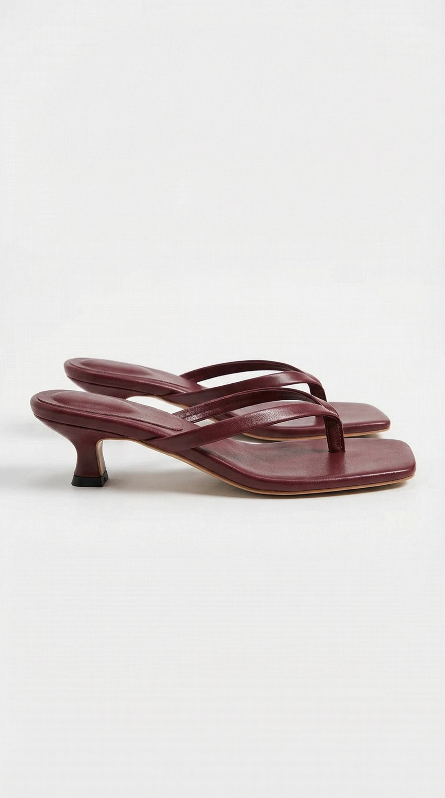 Elegant thong kitten heel sandals for women | Jessica -13
