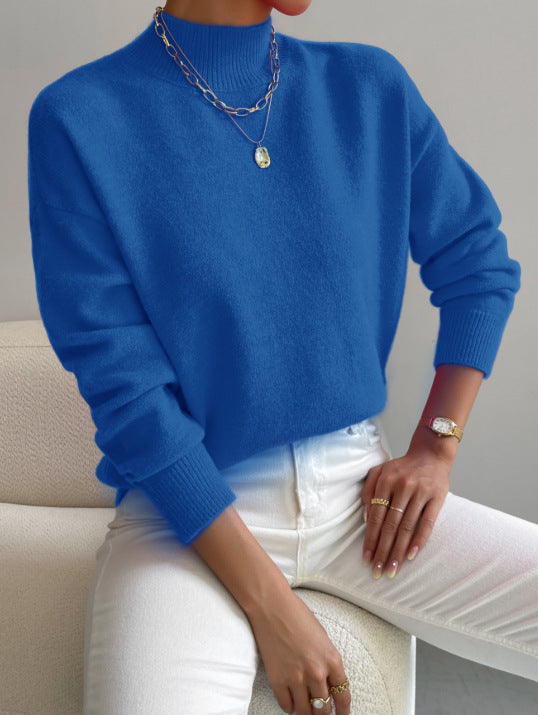 Soft cosy cashmere-blend jumper for women | Monaco -13