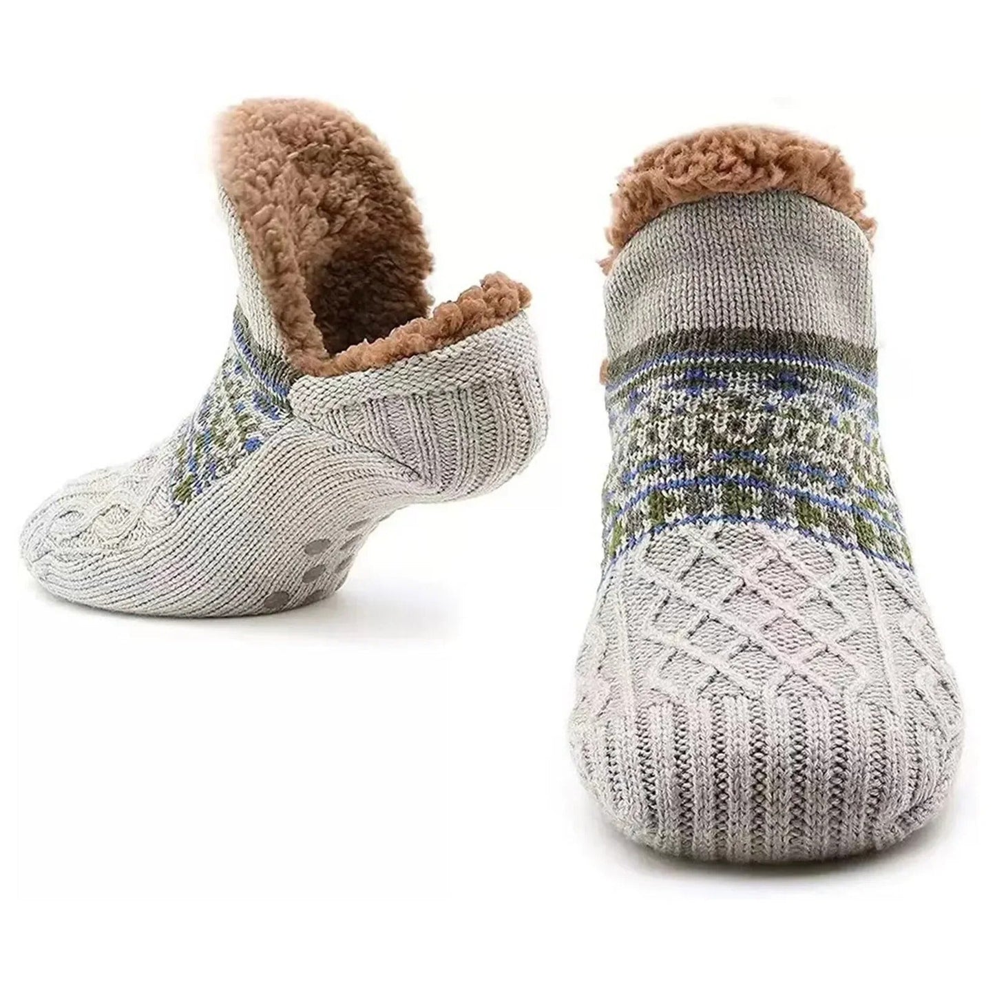 Refined Winter-warm non-slip house socks for women | Sofie